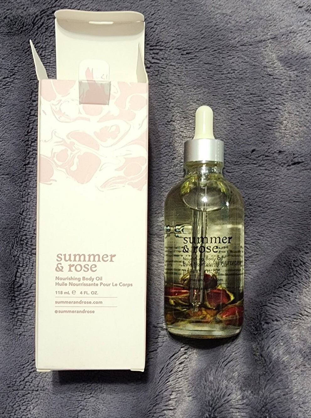 New Summer & Rose Nourishing Body Oil 4FL OZ
